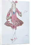 Page de la princesse. Costume design for the ballet Sleeping Beauty by P. Tchaikovsky, 1916 by Léon Bakst