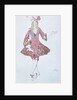 Page de la princesse. Costume design for the ballet Sleeping Beauty by P. Tchaikovsky, 1916 by Léon Bakst