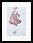 Page de la princesse. Costume design for the ballet Sleeping Beauty by P. Tchaikovsky, 1916 by Léon Bakst