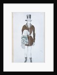 Costume design for the ballet Les Papillons by Robert Schumann, 1912 by Léon Bakst
