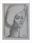 Portrait of madame T., 1918 by Léon Bakst