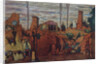 Stage design for the ballet Hélène de Sparte by E. Verhaeren and D. de Séverac, 1912 by Léon Bakst