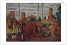 Stage design for the ballet Hélène de Sparte by E. Verhaeren and D. de Séverac, 1912 by Léon Bakst