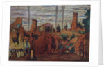 Stage design for the ballet Hélène de Sparte by E. Verhaeren and D. de Séverac, 1912 by Léon Bakst