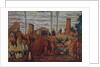 Stage design for the ballet Hélène de Sparte by E. Verhaeren and D. de Séverac, 1912 by Léon Bakst