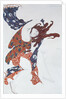 Bacchante. Costume design for the ballet Narcisse by N. Tcherepnin, 1911 by Léon Bakst