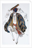 Jewish Dance. Costume design for the ballet Cléopatre, 1910 by Léon Bakst