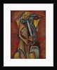 Poetess, 1920s by Vladimir Davidovich Baranov-Rossiné
