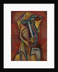 Poetess, 1920s by Vladimir Davidovich Baranov-Rossiné