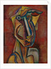 Poetess, 1920s by Vladimir Davidovich Baranov-Rossiné