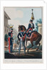 Chief Staff Officers of the Uhlans Regiment Grand Duke Michael Pavlovich of Russia, 1830s by Lev Alexandrovich Belousov