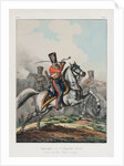 Carabinier of Hussar regiment, 1830s by Lev Alexandrovich Belousov