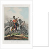 Carabinier of Hussar regiment, 1830s by Lev Alexandrovich Belousov