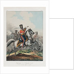 Carabinier of Hussar regiment, 1830s by Lev Alexandrovich Belousov