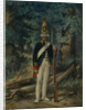 Grenadier of the Preobrazhensky Regiment in 1800, 1840s by Lev Alexandrovich Belousov