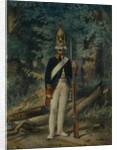 Grenadier of the Preobrazhensky Regiment in 1800, 1840s by Lev Alexandrovich Belousov