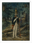 Grenadier of the Preobrazhensky Regiment in 1800, 1840s by Lev Alexandrovich Belousov