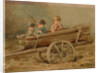 Children in a telega, 1882 by Elizaveta Merkuryevna Bem