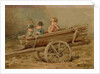 Children in a telega, 1882 by Elizaveta Merkuryevna Bem