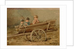 Children in a telega, 1882 by Elizaveta Merkuryevna Bem
