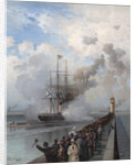 Russian screw clipper Razboynik, 1888 by Alexei Petrovich Bogolyubov