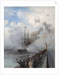 Russian screw clipper Razboynik, 1888 by Alexei Petrovich Bogolyubov