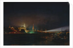Illumination of the Moscow Kremlin, 1883 by Alexei Petrovich Bogolyubov