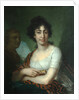 Portrait of Varvara Monycharova (Arapetova?) by Vladimir Lukich Borovikovsky