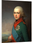 Portrait of Grand Duke Constantine Pavlovich of Russia, 1795 by Vladimir Lukich Borovikovsky