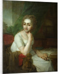 Portrait of an Unknown Woman with Compass in her Hand (Praskovia Golitsyna?) by Vladimir Lukich Borovikovsky