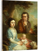 Portrait of Vasily Nebolsin, his Wife Avdotia and Child, End 1790s by Vladimir Lukich Borovikovsky