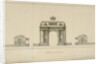 Triumphal Arch by Tverskaya Zastava in Moscow, 1826-1829 by Joseph Bové