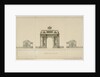 Triumphal Arch by Tverskaya Zastava in Moscow, 1826-1829 by Joseph Bové