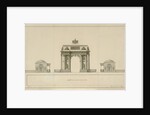 Triumphal Arch by Tverskaya Zastava in Moscow, 1826-1829 by Joseph Bové