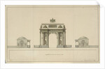 Triumphal Arch by Tverskaya Zastava in Moscow, 1826-1829 by Joseph Bové