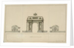 Triumphal Arch by Tverskaya Zastava in Moscow, 1826-1829 by Joseph Bové