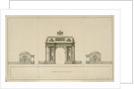 Triumphal Arch by Tverskaya Zastava in Moscow, 1826-1829 by Joseph Bové
