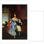 Portrait of Countess Julia Samoilova with her stepdaughter Amazillia Pacini and black boy, 1832-1834 by Karl Pavlovich Briullov