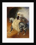 The Horsemen. Portrait of Eugeny and Emily Mussard, 1849 by Karl Pavlovich Briullov