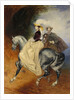 The Horsemen. Portrait of Eugeny and Emily Mussard, 1849 by Karl Pavlovich Briullov