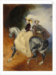 The Horsemen. Portrait of Eugeny and Emily Mussard, 1849 by Karl Pavlovich Briullov