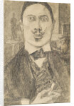 Portrait of the painter Nikolay Sapunov, 1912 by Pyotr Ignatyevich Bromirsky