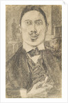 Portrait of the painter Nikolay Sapunov, 1912 by Pyotr Ignatyevich Bromirsky