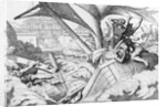 The destruction of the Rus fleet  at Constantinople, before 1839 by Fyodor Antonovich Bruni
