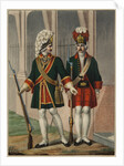 Grenadiers of the Preobrazhensky Regiment in 1732-1738, Early 1840s by Boris Artemyevich Chorikov