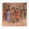 Scene from the opera A Life for the Tsar (Ivan Susanin) by M. Glinka, End 1830s by Grigori Grigorievich Gagarin