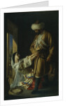Leila and Khadji Abrek (After the poem by M. Lermontov), 1852 by Nikolai Nikolayevich Ge