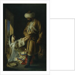 Leila and Khadji Abrek (After the poem by M. Lermontov), 1852 by Nikolai Nikolayevich Ge