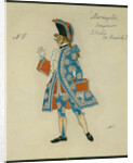 Costume design for the play The Masquerade by M. Lermontov, 1917 by Alexander Yakovlevich Golovin