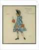 Costume design for the play The Masquerade by M. Lermontov, 1917 by Alexander Yakovlevich Golovin